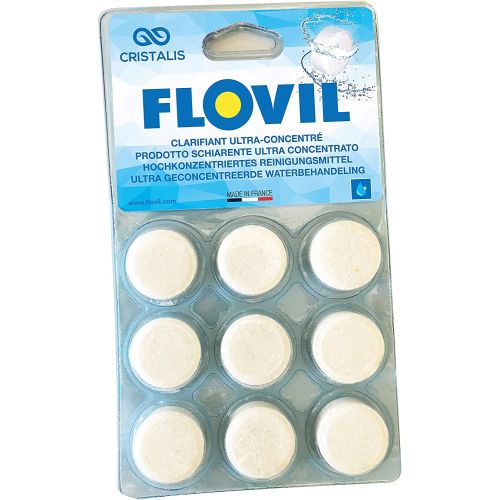 Floculant Flovil 9 pastilles C/20 CRISTALIS CRT-500-0009 photo du produit Principale L