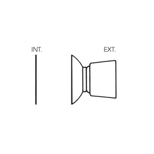 Bouton de tirage à bouton standard tube fixe Laiton poli - VACHETTE – 19000000 pas cher Secondaire 3 L