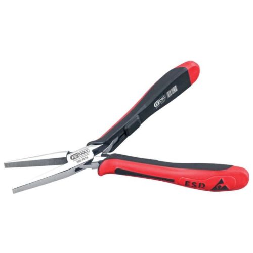 Pince à becs à becs longs plats lisse ESD 150 m KS TOOLS 500.7079 photo du produit