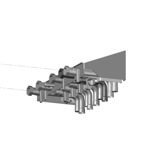 Plaque de raccordement Isotwin/Isomax condensation - SAUNIER DUVAL - 0020094832 pas cher Secondaire 1 L