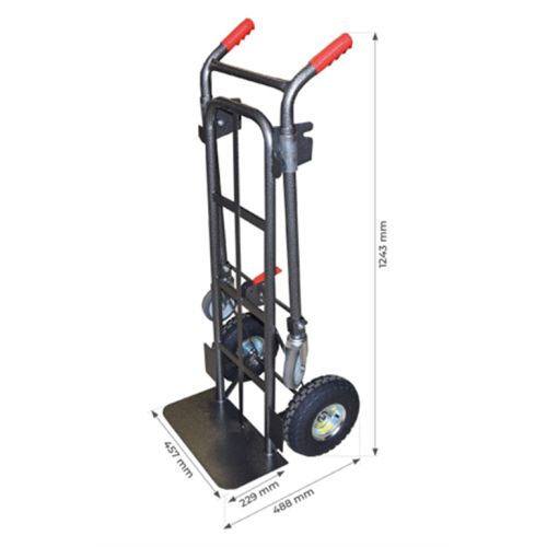 Diable / chariot Stockman acier 2 en 1 250 / 350 kg - STA2 photo du produit Secondaire 1 L