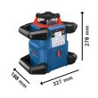 Laser rotatif connecté 18V GRL 600 CHV Professional + 1 batterie Procore 4Ah + chargeur + coffret standard BOSCH 0601061F00 photo du produit Secondaire 2 S