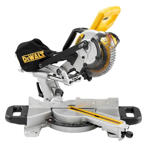 Scie à onglet radiale 18 V XR 184 mm (sans batterie ni chargeur) DEWALT DCS365N-XJ photo du produit Secondaire 1 L