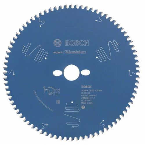 Lame de scie circulaire pour aluminium 260 x 30 x 2mm 96 dents - BOSCH EXPERT - 2608644113 pas cher