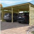 Carport en bois CESAR pour 2 voitures 36,2 m² FOREST STYLE 3829 photo du produit Secondaire 6 S