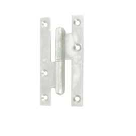 Paumelle gauche bois LOUTRE SEDAN 95x45 mm bouts carrés zingué - JARDINIER MASSARD - J530150 pas cher Principale M