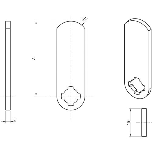 Came plate 4929-01/4929A plate - RONIS - 72600 pas cher Principale L