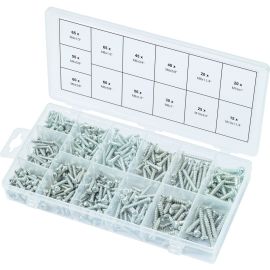 Assortiment de vis auto-taraudeuses KS Tools à tête ronde 550 pièces - 970.0420 photo du produit Principale M