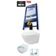 Pack bâti-support avec cuvette Duravit STARCK 3 Rimless et plaque de déclenchement GEBERIT PROMO3 photo du produit