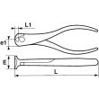 Pinces coupantes en bout finition brunie PVC 205 mm SAM OUTILLAGE 231-20P photo du produit Secondaire 1 S