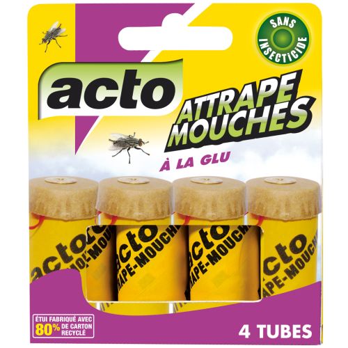 Attrape-mouches à la glu 4 pièces ACTO INSECTICIDES AMOU3 photo du produit Secondaire 1 L