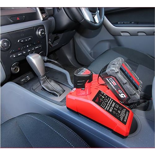 Chargeur de voiture 12 V-14, 4 V, 18 V M12-18 AC MILWAUKEE 4932459205 photo du produit Secondaire 4 L