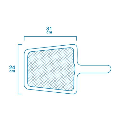 Épuisette de surface pour piscine 31x24cm - 81000 pas cher Secondaire 1 L