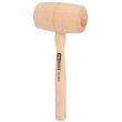 Maillet bois tête diamètre de 80 mm - avec manche frêne galbé 500 g KS TOOLS 140.5233 photo du produit Secondaire 3 S