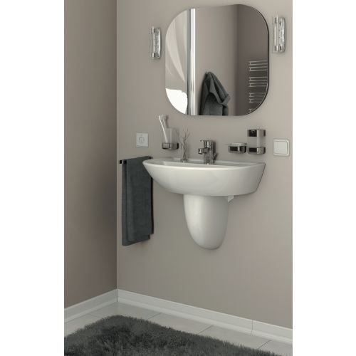 Mitigeur de lavabo monotrou OLYOS bonde métal chromé PORCHER D1113AA photo du produit Secondaire 7 L