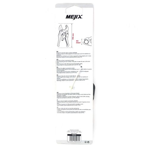 Coupe tubes PER-PEX-ABS diamètre 42 mm MEJIX 180436 photo du produit Secondaire 3 L