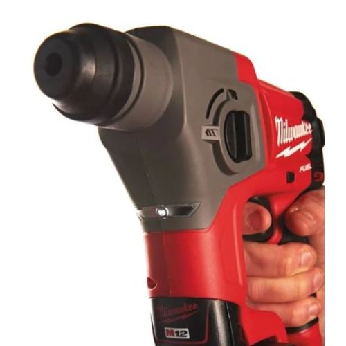 Perforateur SDS Plus M12 FUEL CH-402X + 2 batteries 4 Ah + chargeur + coffret HD-BOX MILWAUKEE 4933446049 photo du produit Secondaire 5 L