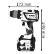 Perceuse-visseuse 18V GSR 18V-60 C + 2 batteries 5,5Ah + chargeur + L-Boxx - BOSCH pas cher Secondaire 5 S