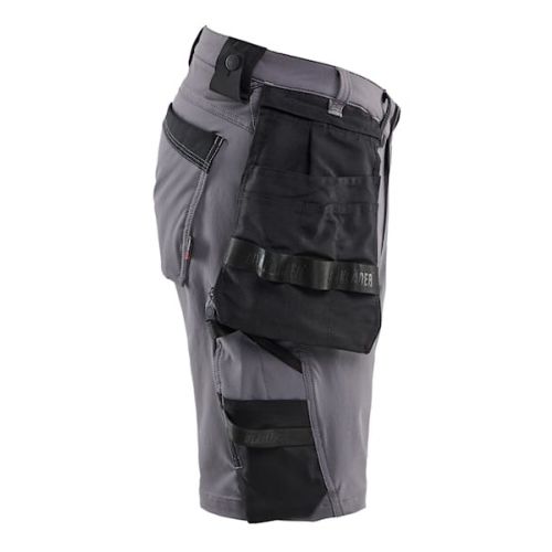 Short stretch 4D poches flottante d&eacute;tachable gris moyen/noir taille 52 - BL&Aring;KL&Auml;DER - 170216459699C58 pas cher Secondaire 2 L