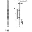 Verrou à douille renforcé à souder tige zinguée 16 x 500 - MANTION - 1316SO pas cher Secondaire 1 S