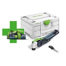 Outil oscillant 18V VECTURO Festool OSC 18 E-Basic-4,0 + batterie 4 Ah + Systainer SYS3 - 577033 photo du produit Principale M