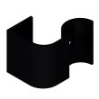 Support 60 mm pour poigné DIVA I laqué noire RAL9005 SAT LA CROISEE DS DS6874-013 photo du produit