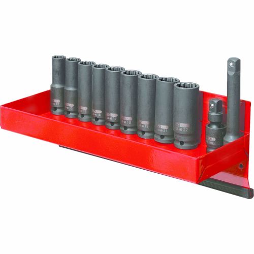 Jeu de 13 douilles à chocs longues 12 pans 1/2 '' 12 à 22 mm KS TOOLS 515.1140 photo du produit Principale L