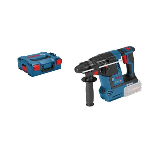 Perforateur SDS Plus 18V GBH 18V-26 (sans batterie ni chargeur) + coffret L-BOXX - BOSCH - 0611909001 pas cher