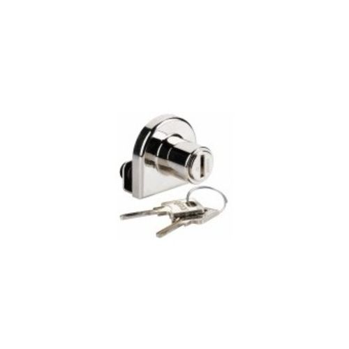 Serrure BASICO pour porte en verre sans perçage nickelé OJMAR F513917.201NI photo du produit Secondaire 2 L