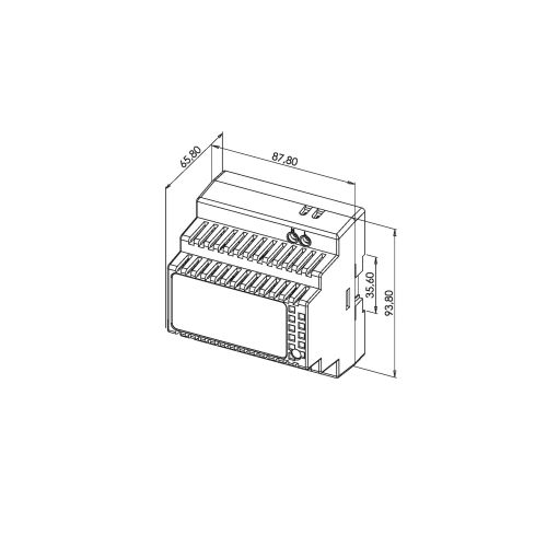 Alimentation à découpage rail DIN 5MOD 5A 60W - HERACLES - PCA-ALIMRD125 pas cher Secondaire 1 L