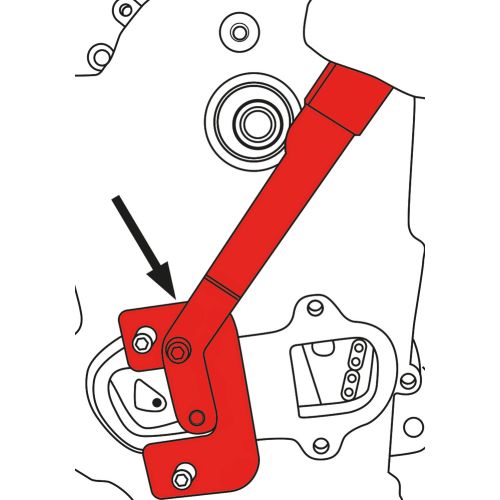 Jeu d'outils de calage du moteur Fiat - Ford - Opel - Suzuki KS TOOLS 400.2425 photo du produit Secondaire 4 L