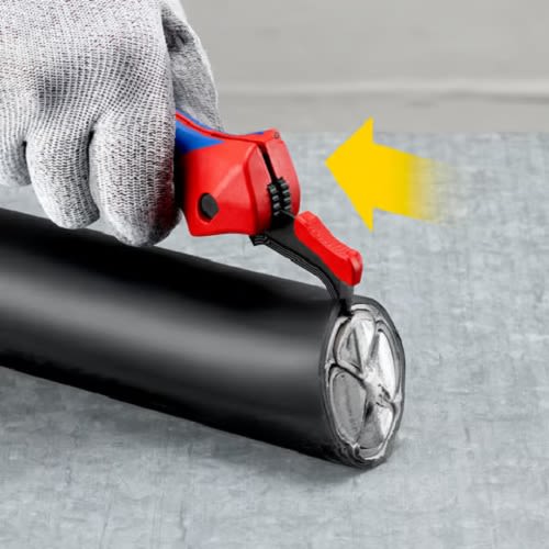 Couteau à dégainer avec sabot de guidage KNIPEX 16 50 145 SB photo du produit Secondaire 6 L