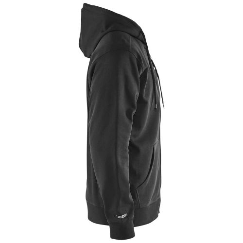Sweat zipp&eacute; &agrave; capuche polycoton bleu marine T4XL - BL&Aring;KL&Auml;DER - 3366104888004XL pas cher Secondaire 2 L