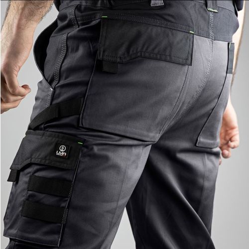 Pantalon Vulcain stretch avec poches genouillères gris sombre / noir T 56 - LMA - 1822-T56 pas cher Secondaire 1 L