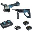 Pack 18 V 2 Outils Makita 2x5Ah (DGA504+DHR202) LOT0151 MAKPAC photo du produit Secondaire 1 S