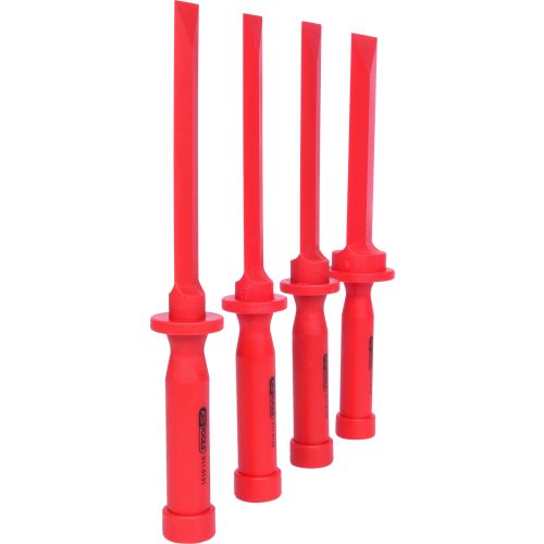 Jeu de grattoirs plats en PVC souple 4 pièces KS TOOLS 911.8130 photo du produit Secondaire 1 L