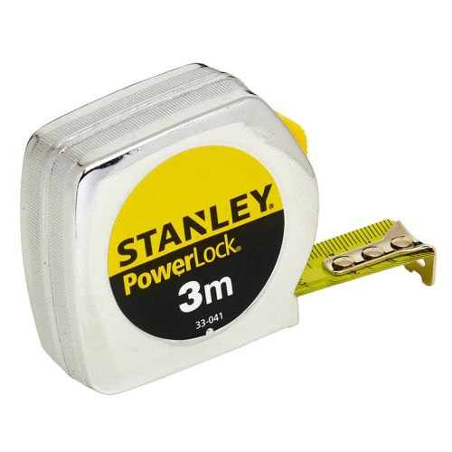 Mètre ruban 3mx12,7mm 'Powerlock Classic Métal' - STANLEY - 1-33-218 pas cher