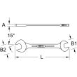 Clé à fourches inox 5,5 x 7 mm KS TOOLS 964.2201 photo du produit Secondaire 1 S