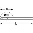 Réglet d'angle en inox L 220 mm KS TOOLS 300.0700 photo du produit Secondaire 1 S