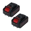 Pack 4 outils 18 V KT40C5 (DD18-60 + HX18-22 + GX18-8 + LI18-400) + 2 batteries 5 Ah + 1 batterie 2 Ah + chargeur rapide + sac de transport  HANGER 408201 photo du produit Secondaire 5 S