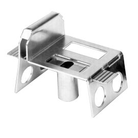 Butoir de portail Mermier &agrave; sceller r&eacute;glable zingu&eacute; 100 x 110 mm &agrave; sceller - M-553113 pas cher Principale M