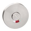 Paire de rosaces inox JADE slim type condamantion à voyant - HERACLES - B-INOX-SL09 pas cher