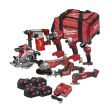Pack 18 V 8 outils + 4 batteries 5.0 Ah + chargeur MILWAUKEE TOOLS 4933498562 photo du produit