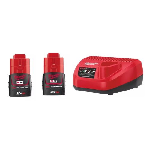 Perceuse visseuse 12 V M12 BD-202C + 2 batteries 2 Ah + chargeur + coffret MILWAUKEE 4933441900 photo du produit Secondaire 2 L