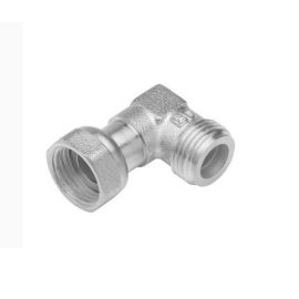 Raccord coudé 90° à joint JPG entrée M1/2'' sortie écrou 1/2'' pour gazinière - BANIDES - 238612 pas cher Principale M