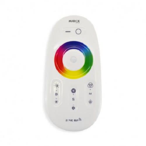 Plafonnier LED GALAXIE RGB 36 W blanc avec télécommande RF MIIDEX LIGHTING 77680 photo du produit Secondaire 4 L