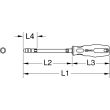 Tournevis porte-embout ERGOTORQUEPLUS 1/4 '' flexible 200 mm KS TOOLS 159.1129 photo du produit Secondaire 1 S