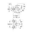 Mitigeur baindouche EUROSMART COSMOPOLITAN mural avec raccord en S GROHE 32833000 photo du produit Secondaire 1 S