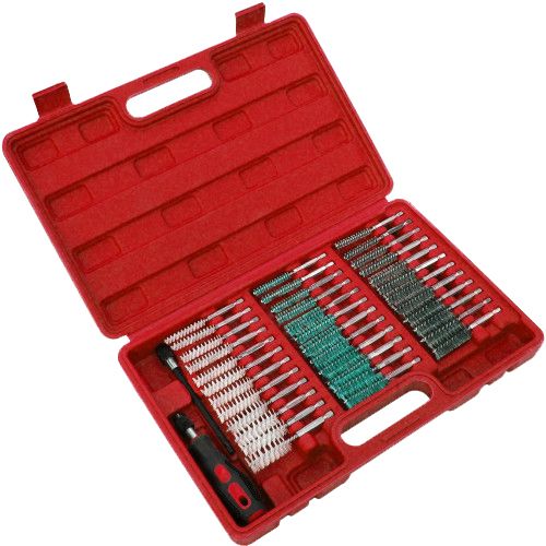 Coffret de 36 brosses pour nettoyage - SAM OUTILLAGE - DDE-BRSET pas cher Principale L