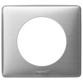 Plaque CELIANE Legrand m&eacute;tal finition titane pas cher Principale M